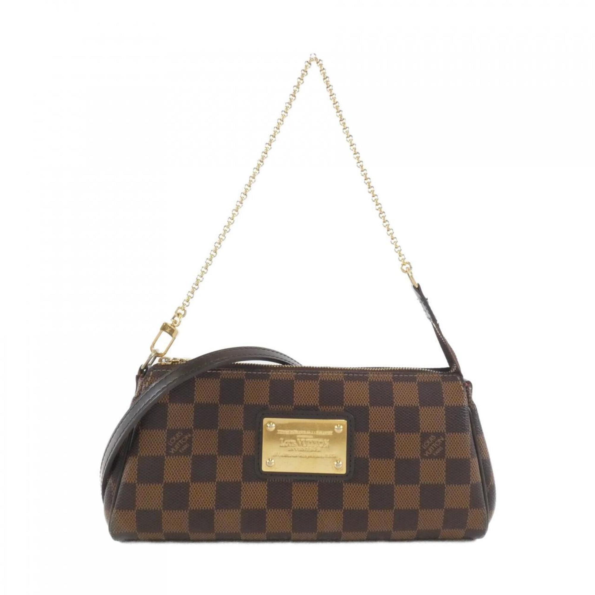 Louis Vuitton Brown Coated Canvas Shoulder Bag