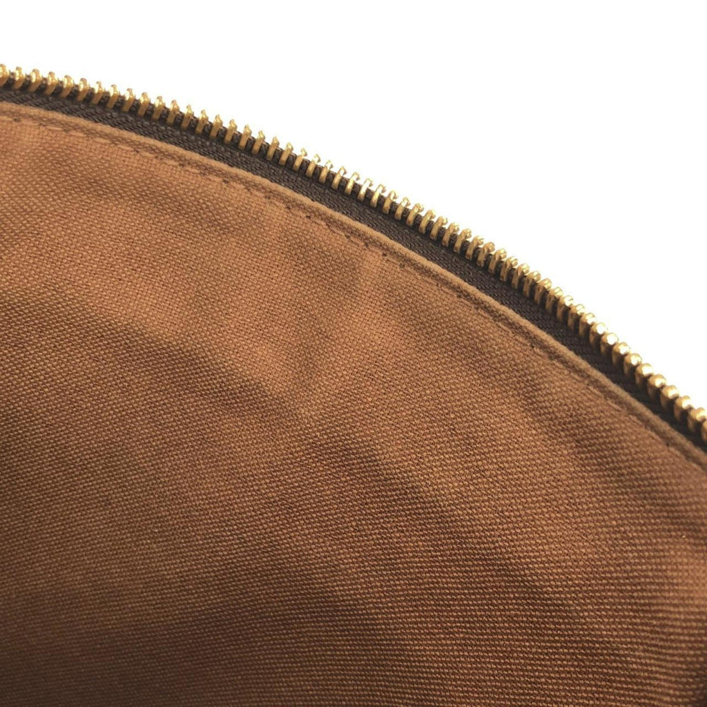 Louis Vuitton Marron Coated Canvas Pochette Shoulder Bag
