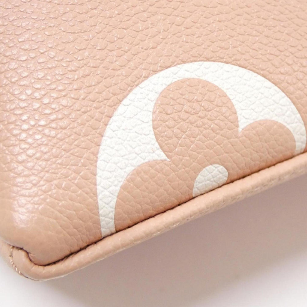 Louis Vuitton Cream Pink Leather Handbag