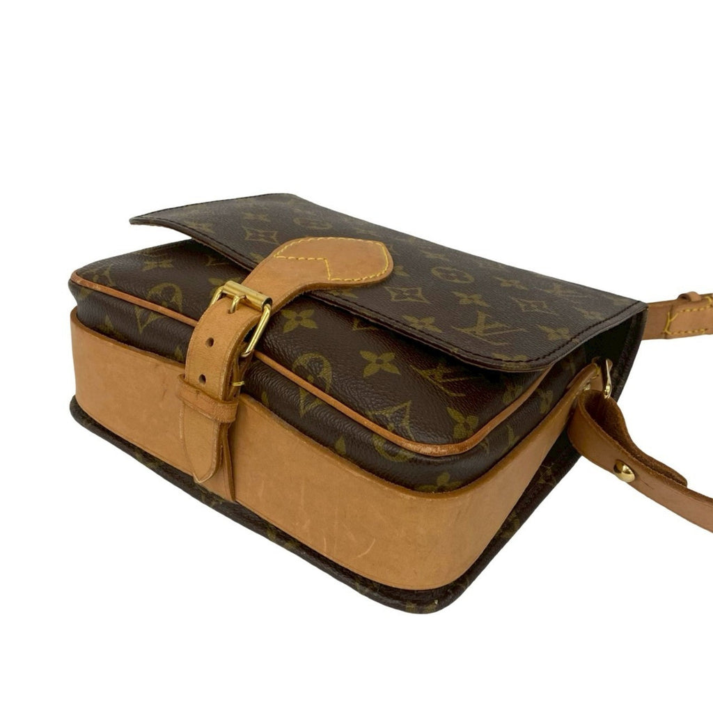 Louis Vuitton Brown Leather Pvc Pochette Shoulder Bag