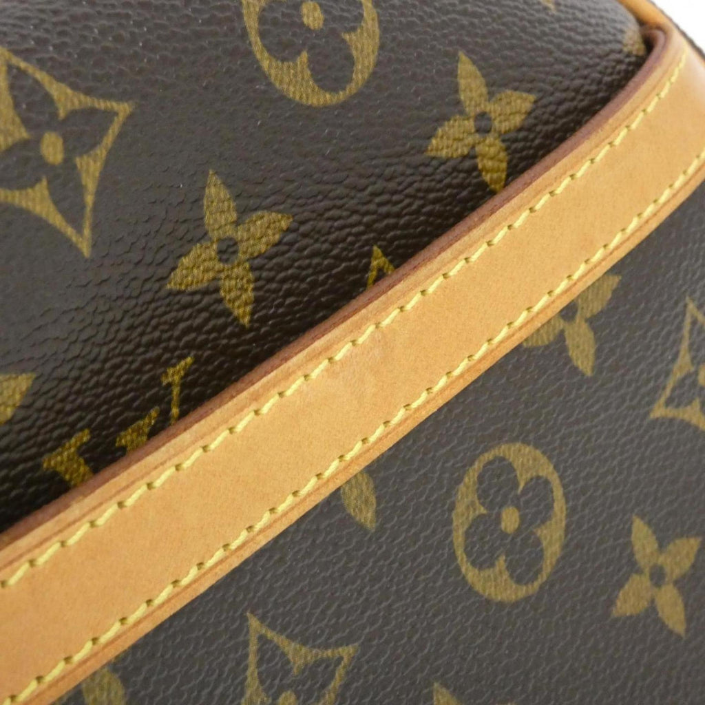 Louis Vuitton Brown Coated Canvas Shoulder Bag