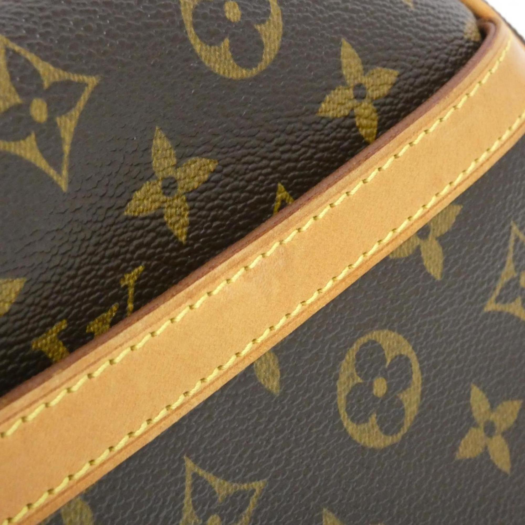 Louis Vuitton Brown Coated Canvas Shoulder Bag