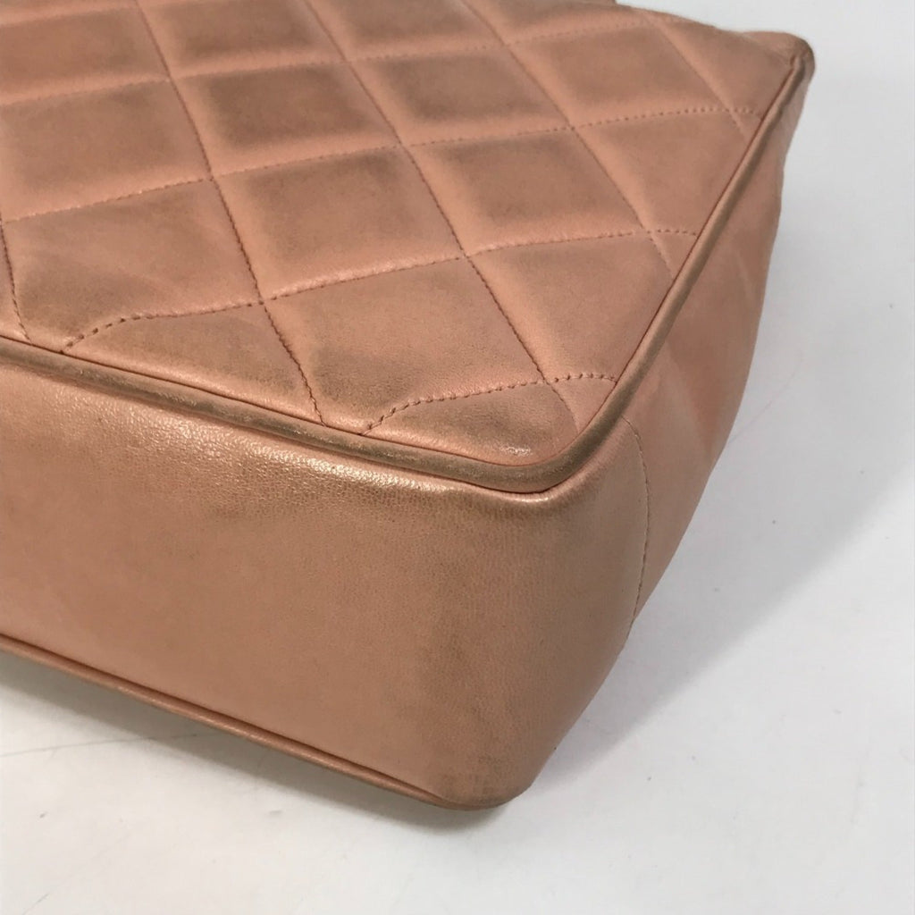 Chanel Pink Leather Shoulder Bag