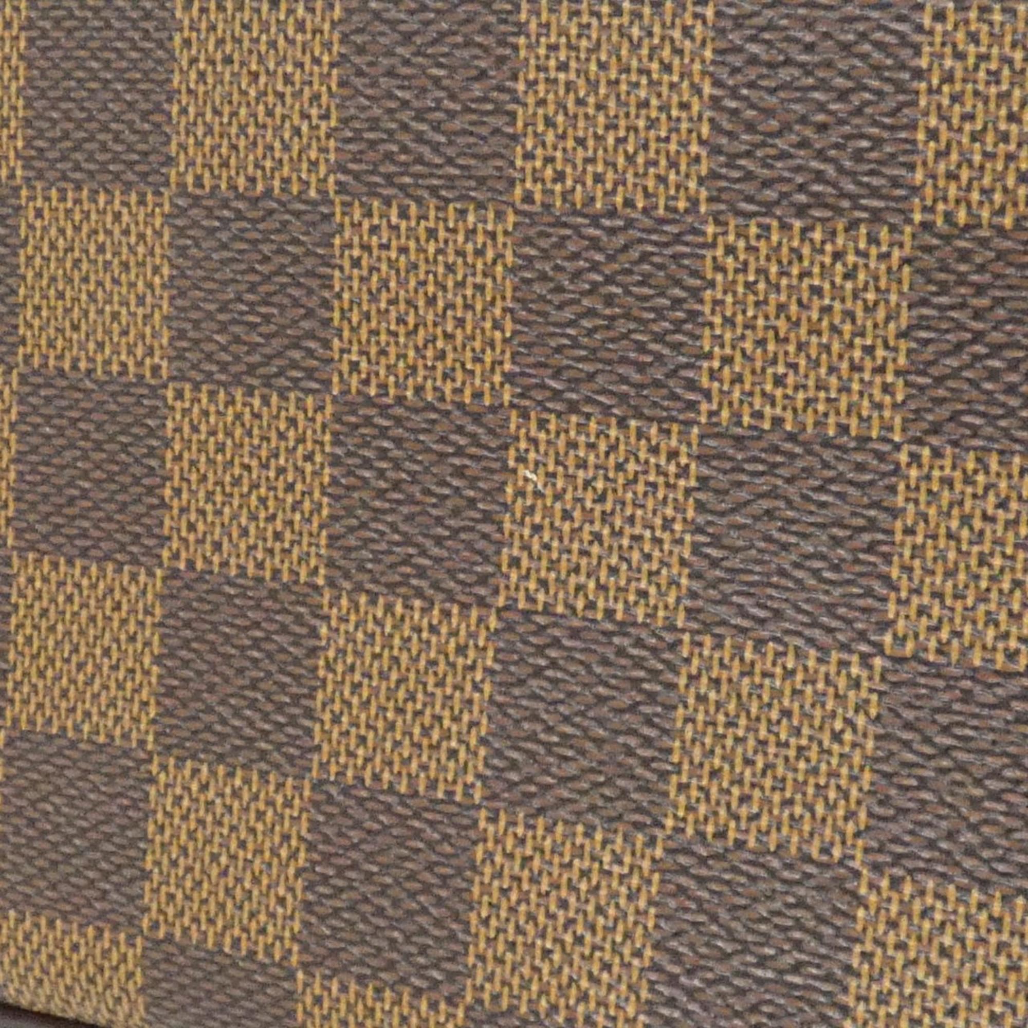 Louis Vuitton Damier Ebene Coated Canvas Handbag