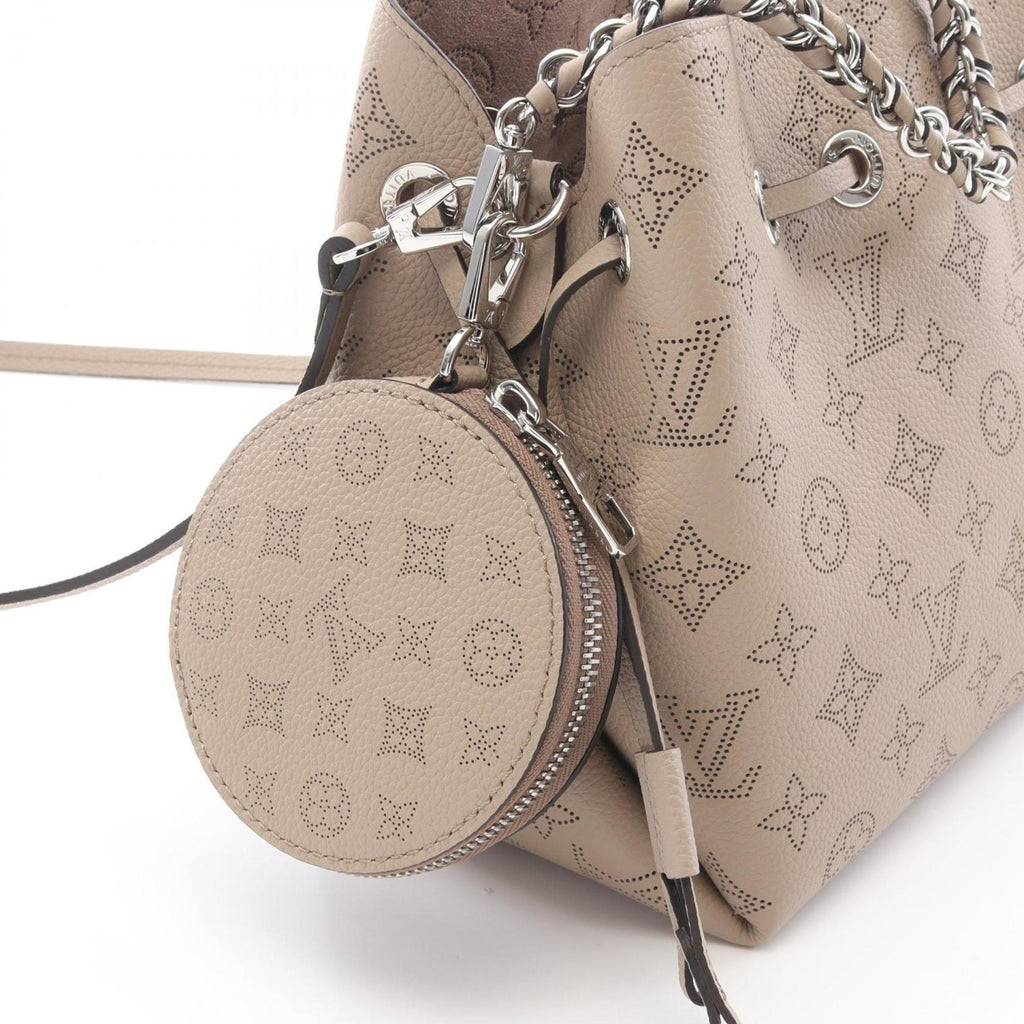 Louis Vuitton Beige Galle Mahina Leather Leather Handbag Pouch