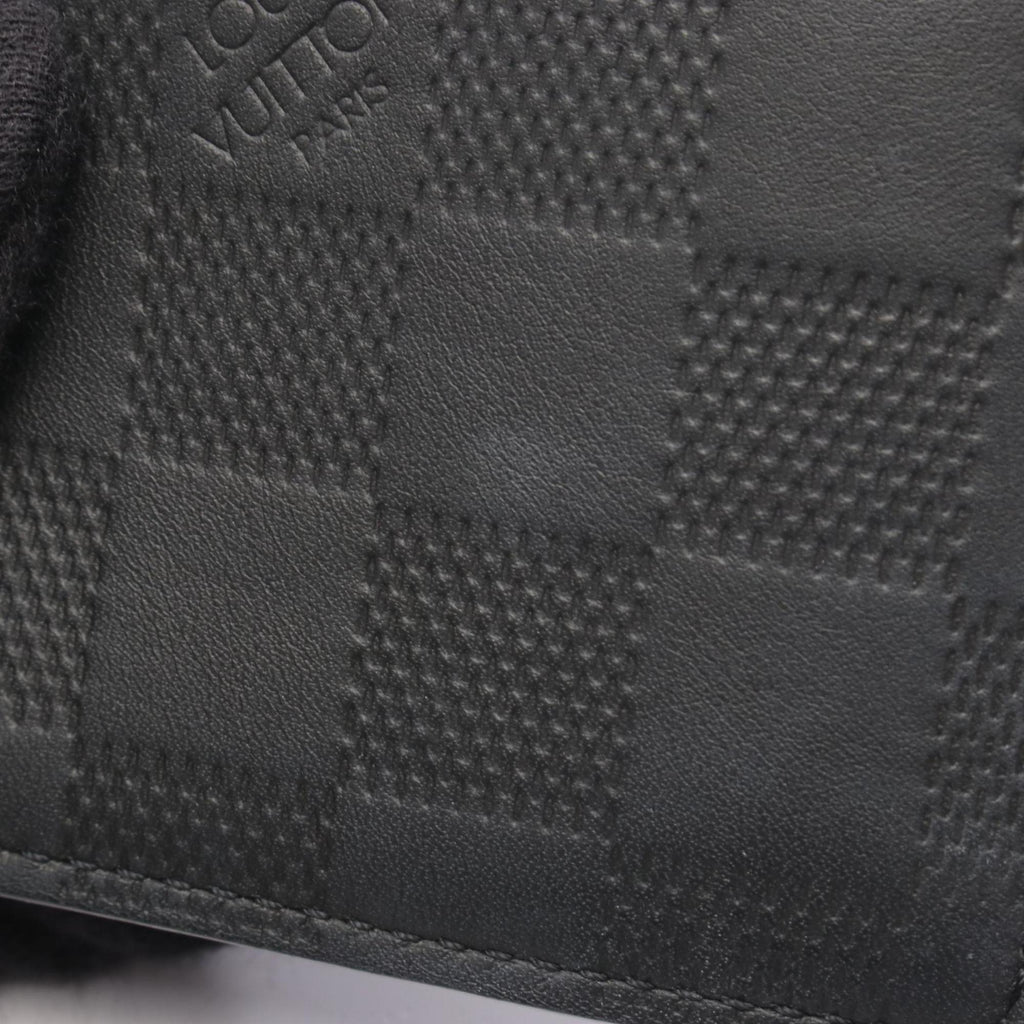 Louis Vuitton Black Infini Onyx Damier Infini Long Wallet