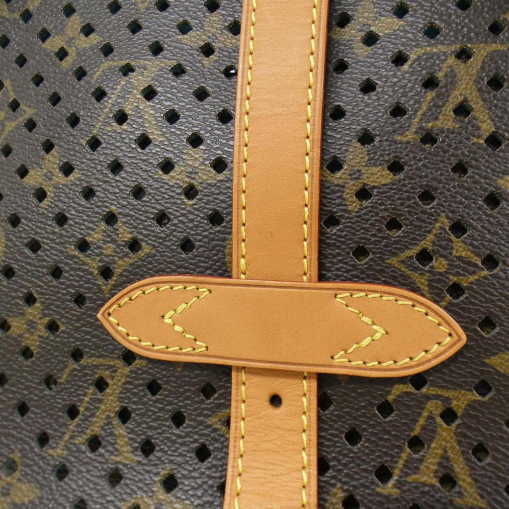 Louis Vuitton Brown Coated Canvas Shoulder Bag
