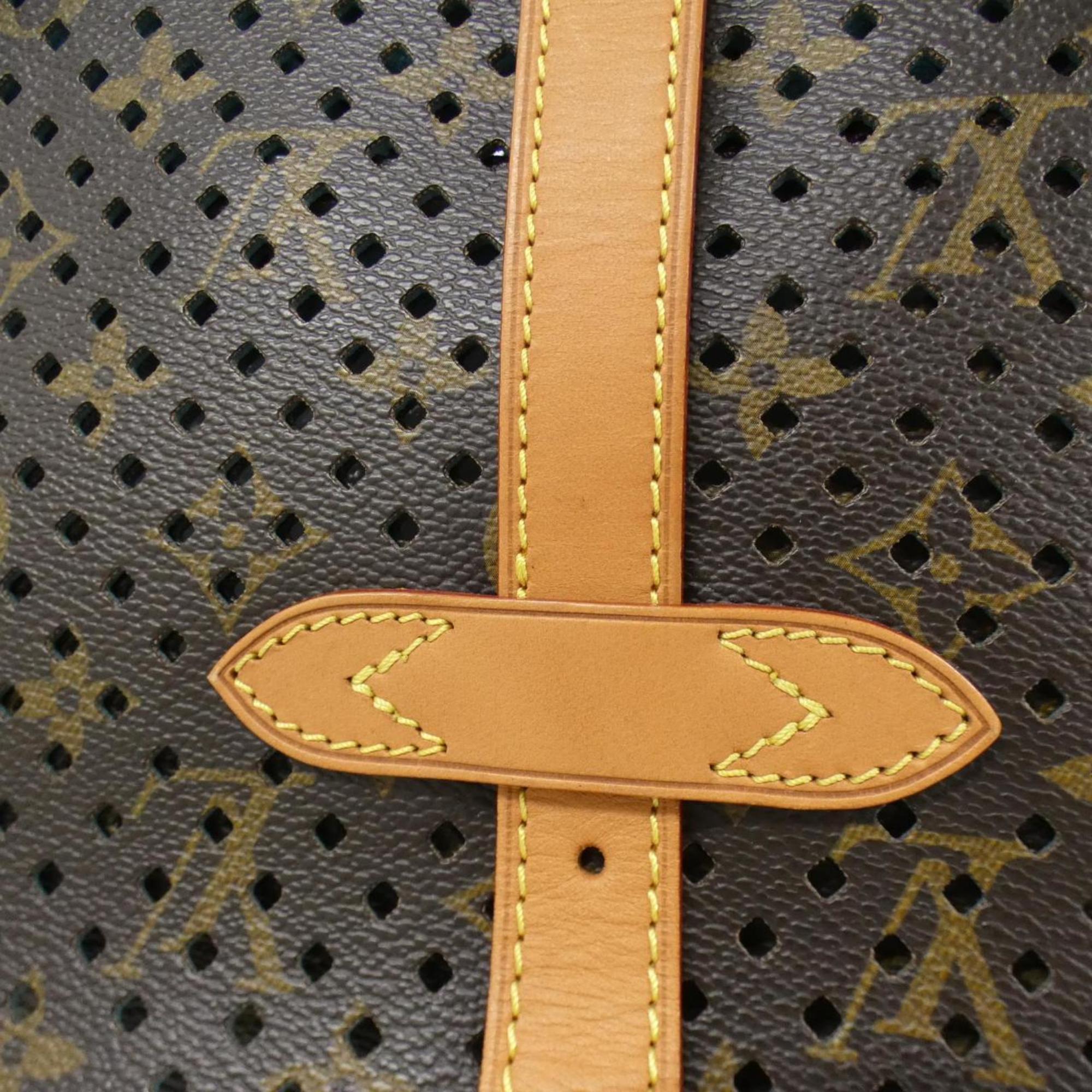 Louis Vuitton Brown Coated Canvas Shoulder Bag