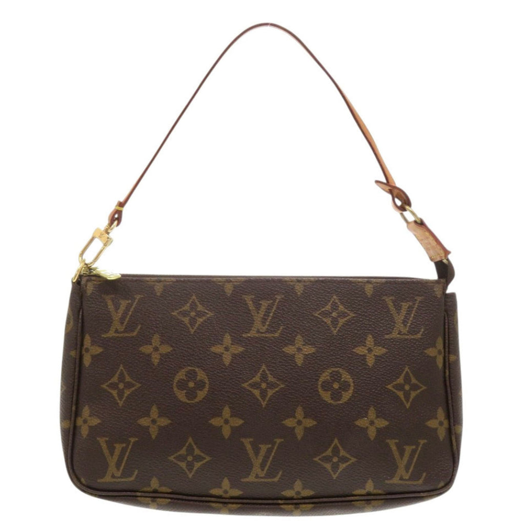 Louis Vuitton Brown Monogram Pochette Pouch