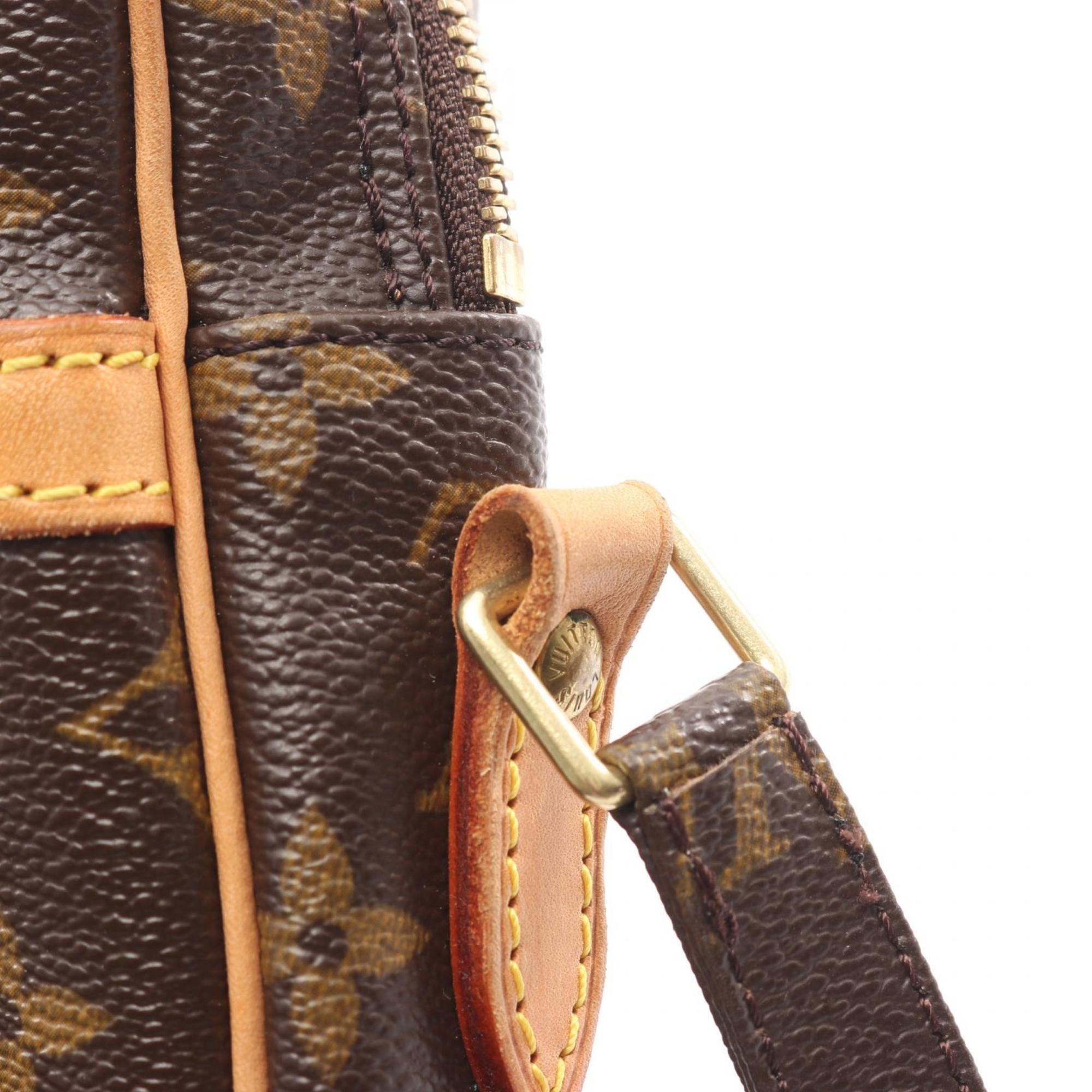 Louis Vuitton Brown Pvc Leather Shoulder Bag