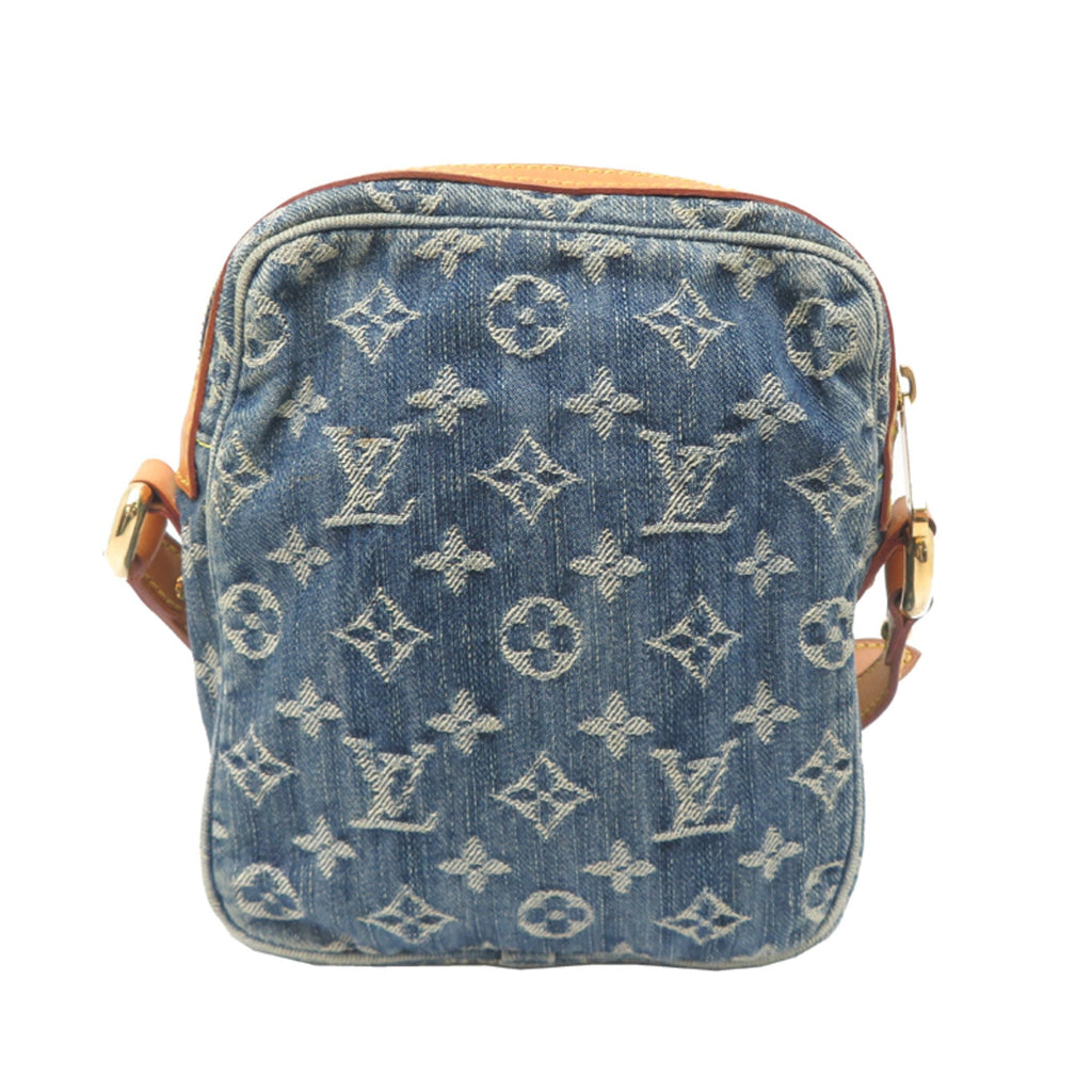 Louis Vuitton Blue Monogram Denim Shoulder Bag