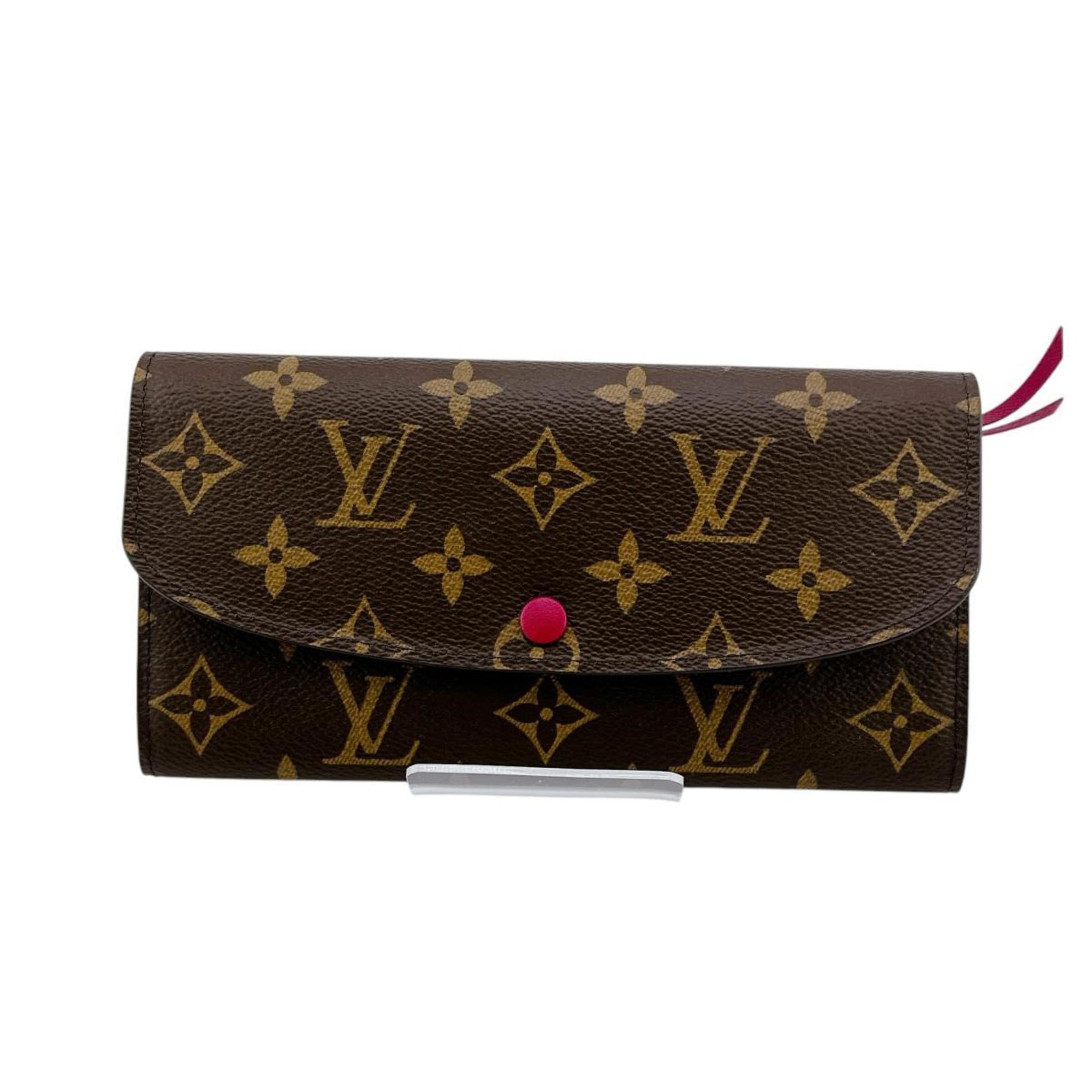 Louis Vuitton Monogram Brown Rouge Monogram Long Wallet