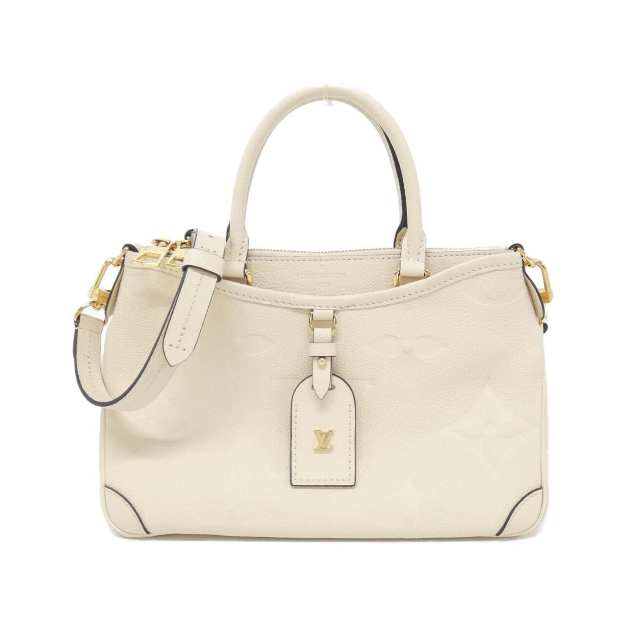 Louis Vuitton Cream Leather Handbag