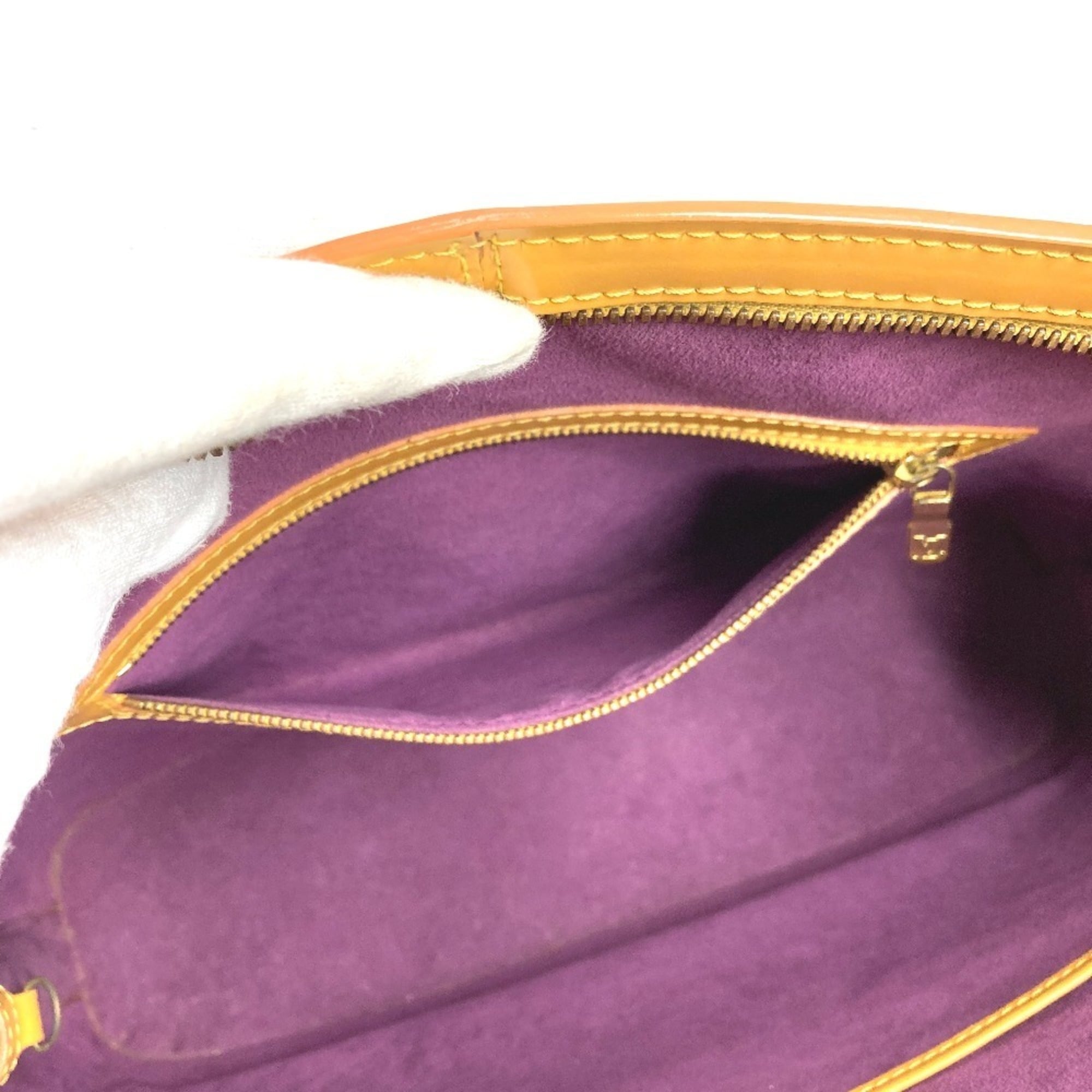 Louis Vuitton Epi Yellow Epi Leather Shoulder Bag Tote Bag