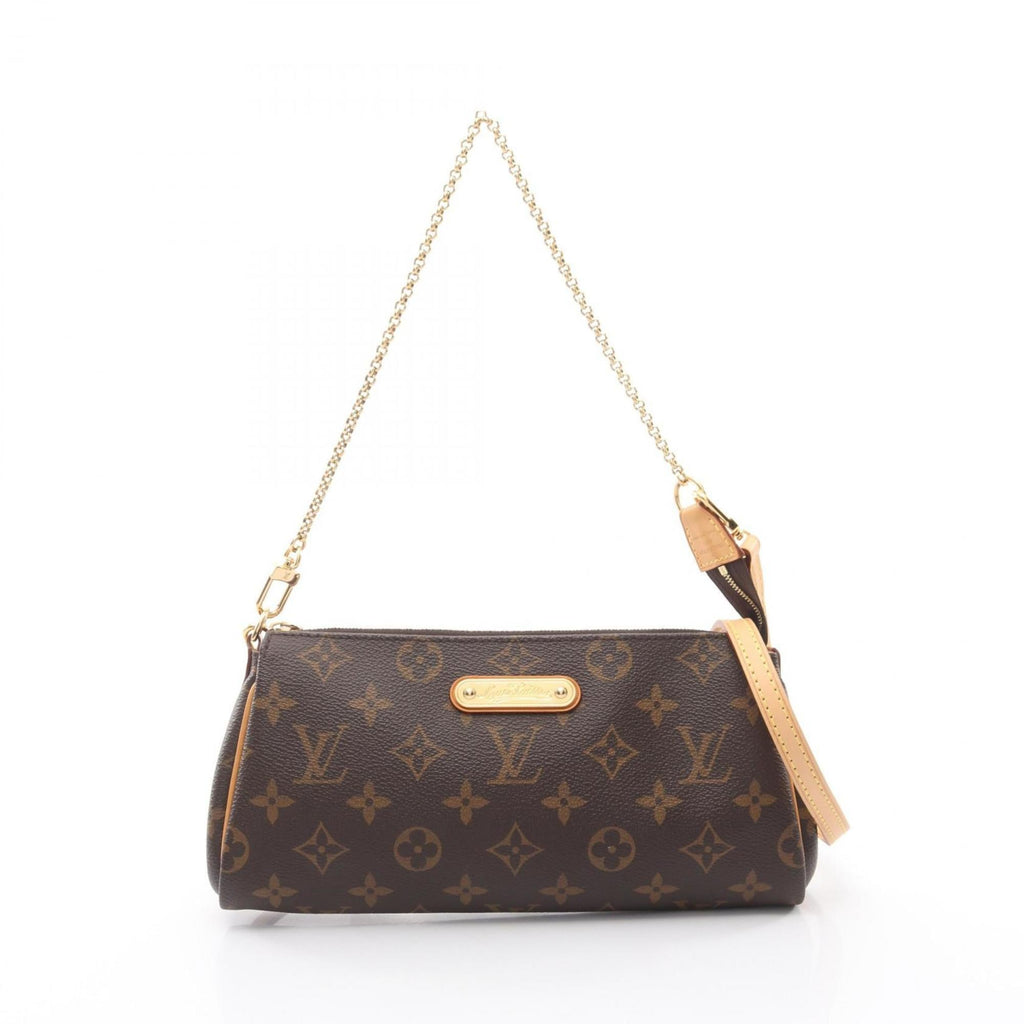 Louis Vuitton Brown Coated Canvas Leather Monogram Handbag Shoulder Bag