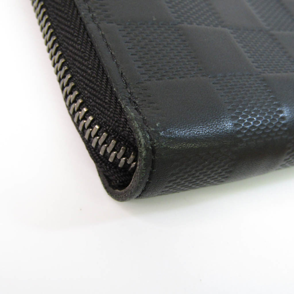 Louis Vuitton Damier Infini Zippy Wallet Vertical N63548 Men's Damier Infini Long Wallet (bi-fold) Onyx