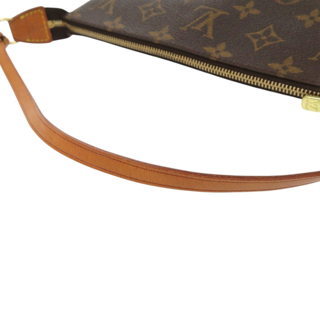 Louis Vuitton Brown Monogram Pochette Pouch