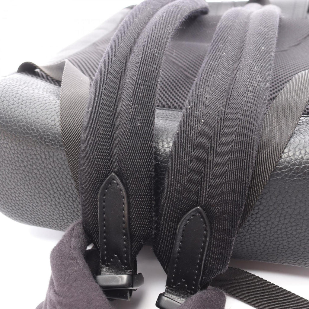 Louis Vuitton Black Leather Backpack