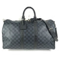 Louis Vuitton Damier Cobalt Navy Canvas Boston Bag Shoulder Bag