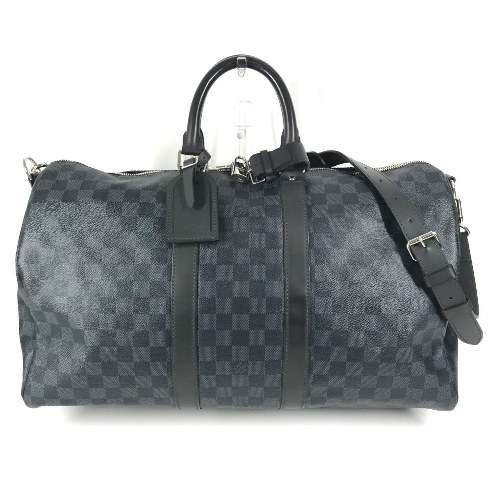 Louis Vuitton Damier Cobalt Navy Canvas Boston Bag Shoulder Bag