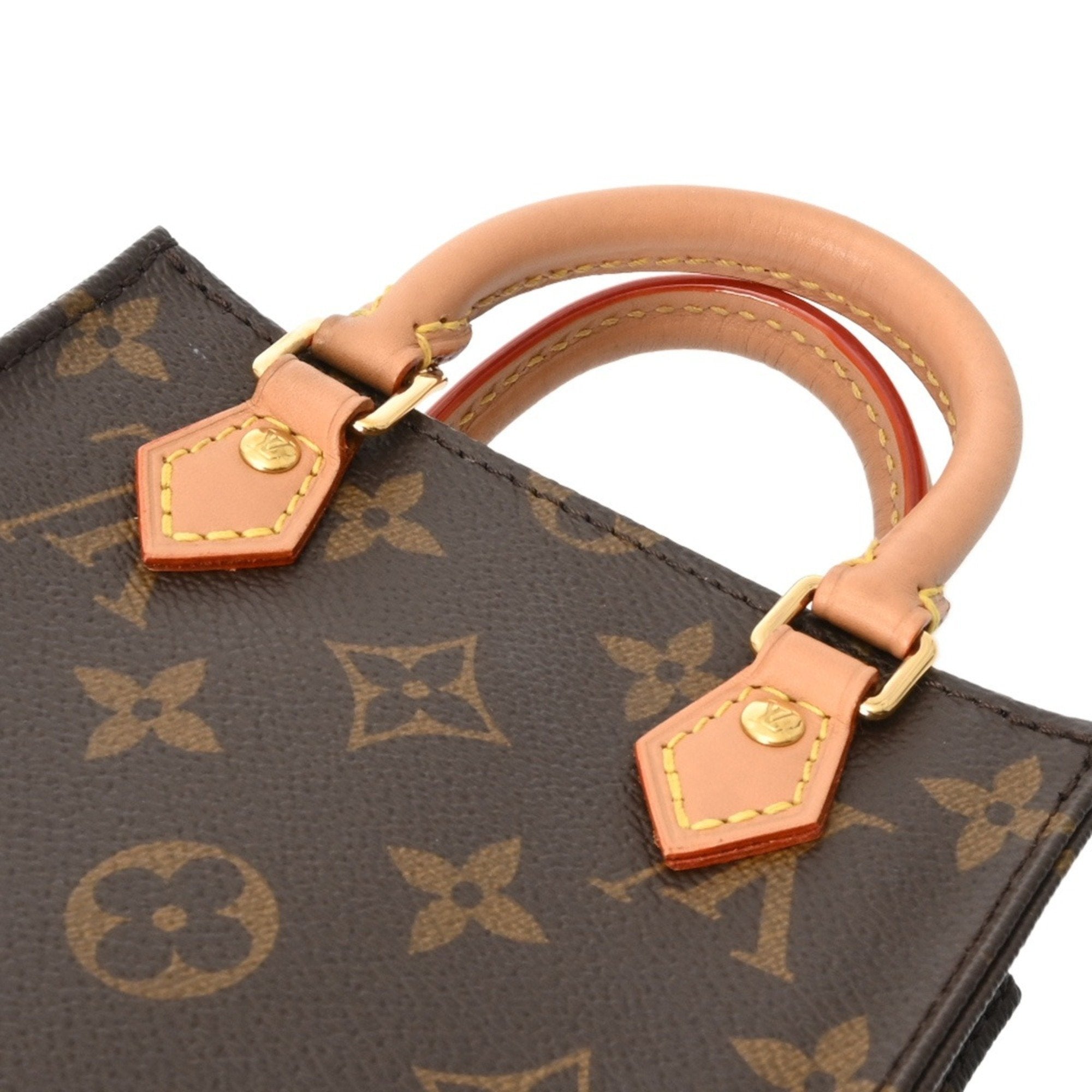 Louis Vuitton Brown Monogram Canvas Handbag