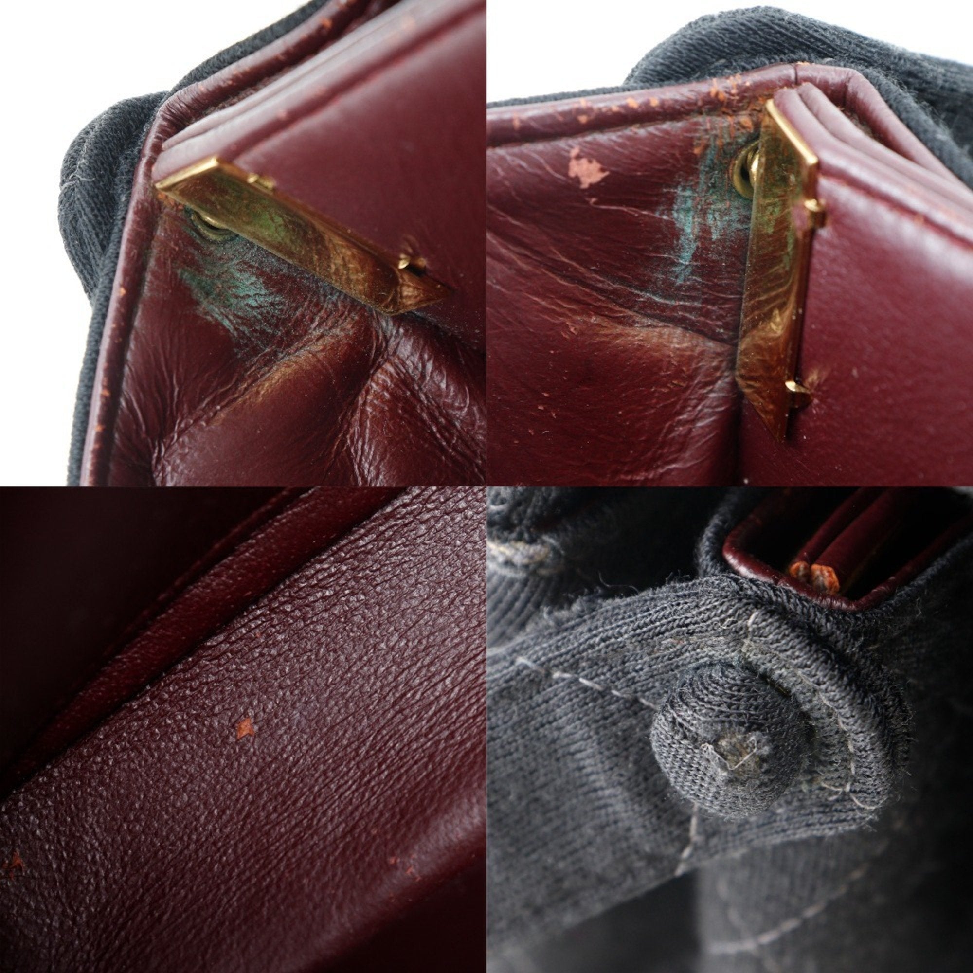Chanel Black Cotton Shoulder Bag