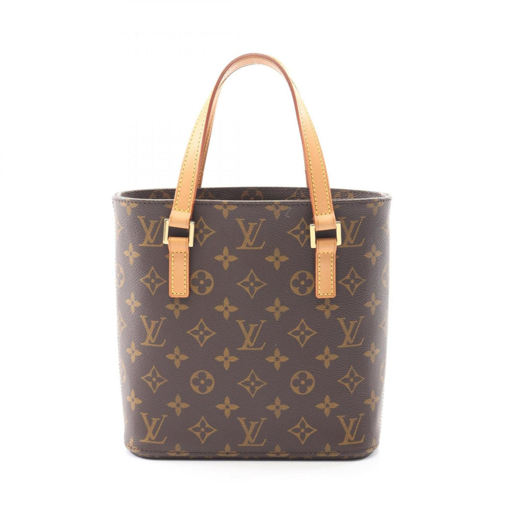 Louis Vuitton Brown Coated Canvas Leather Handbag