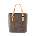 Louis Vuitton Brown Coated Canvas Leather Handbag