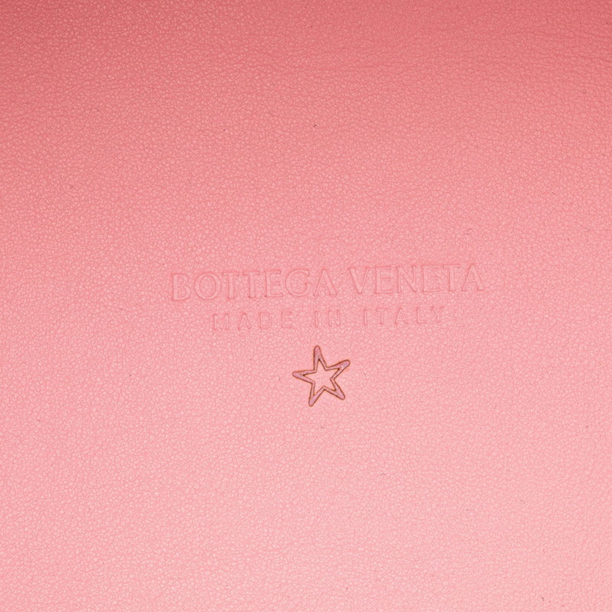 Bottega Veneta Pink Leather Handbag