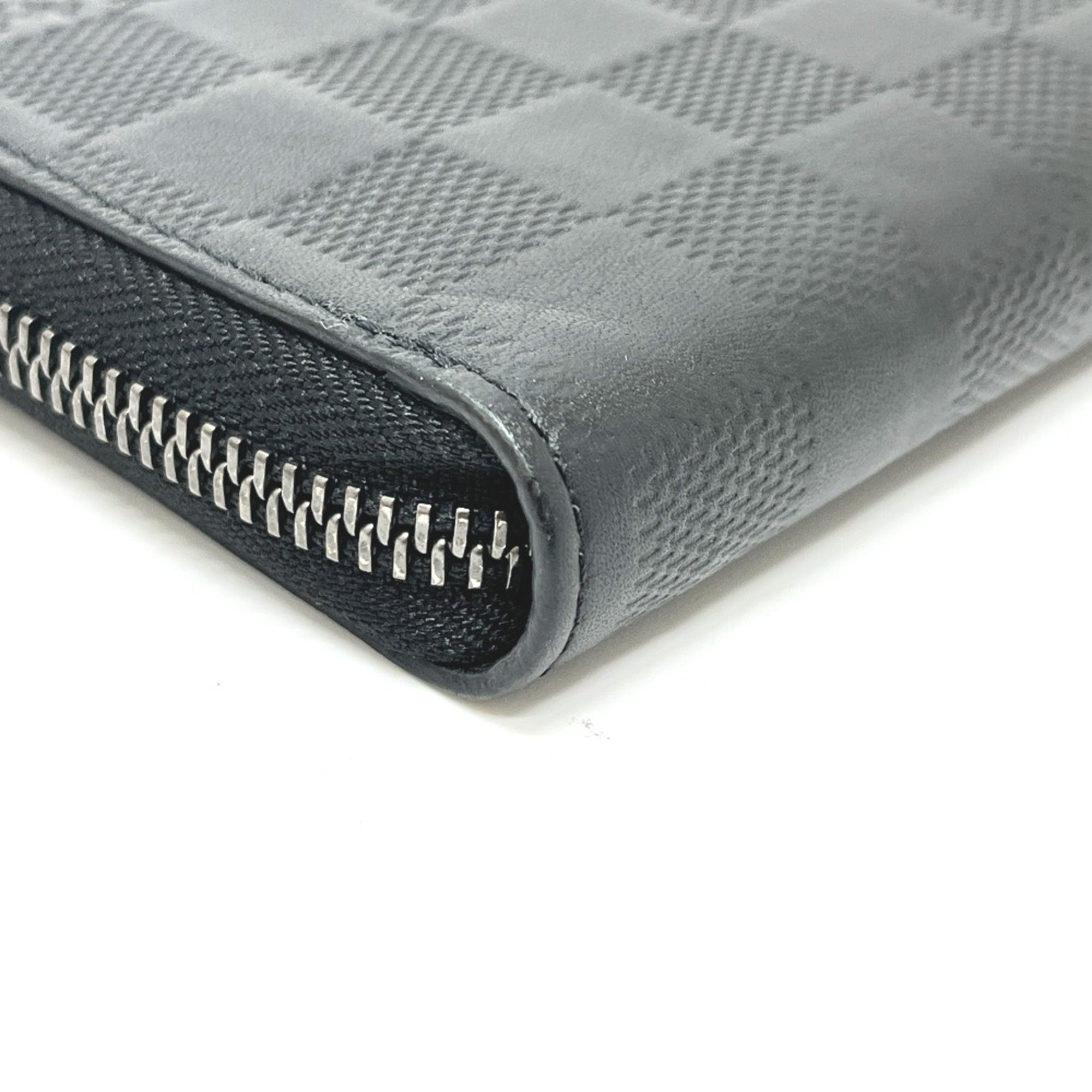Louis Vuitton Black Damier Infini Long Wallet