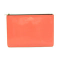 Celine Salmon Pink Leather Clutch Bag