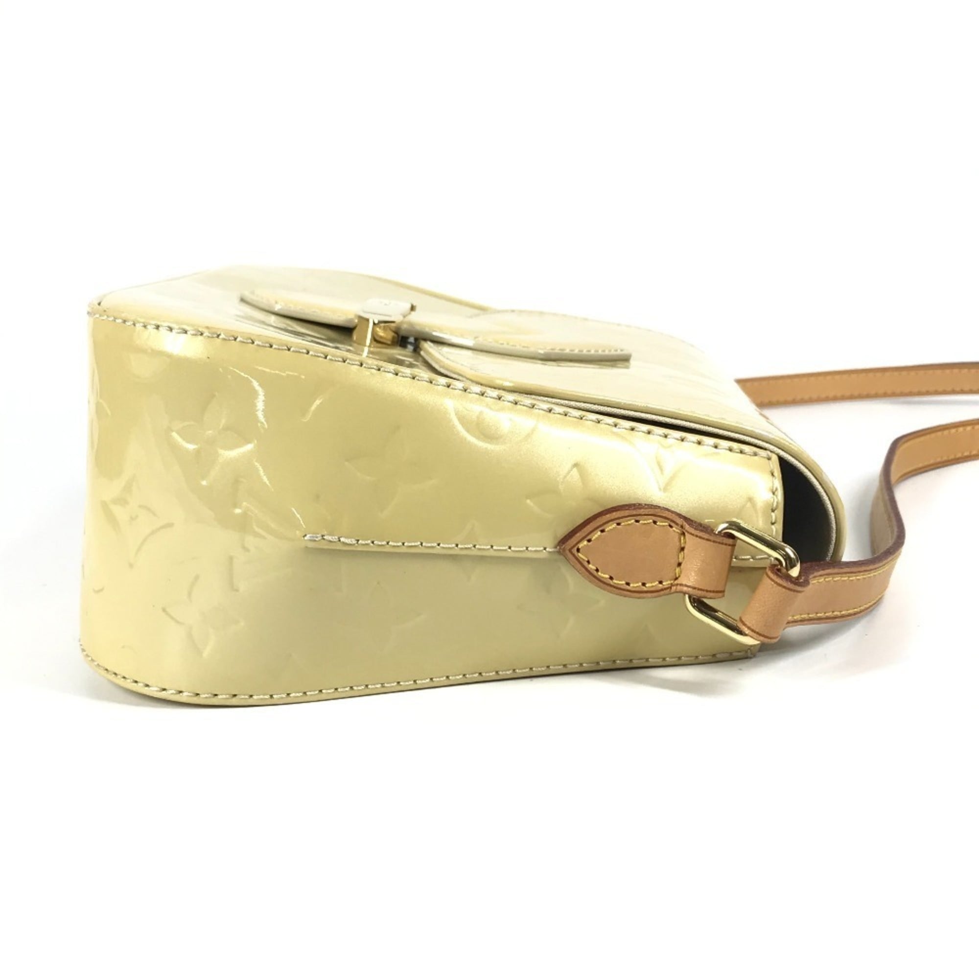 Louis Vuitton Yellow Monogram Vernis Shoulder Bag
