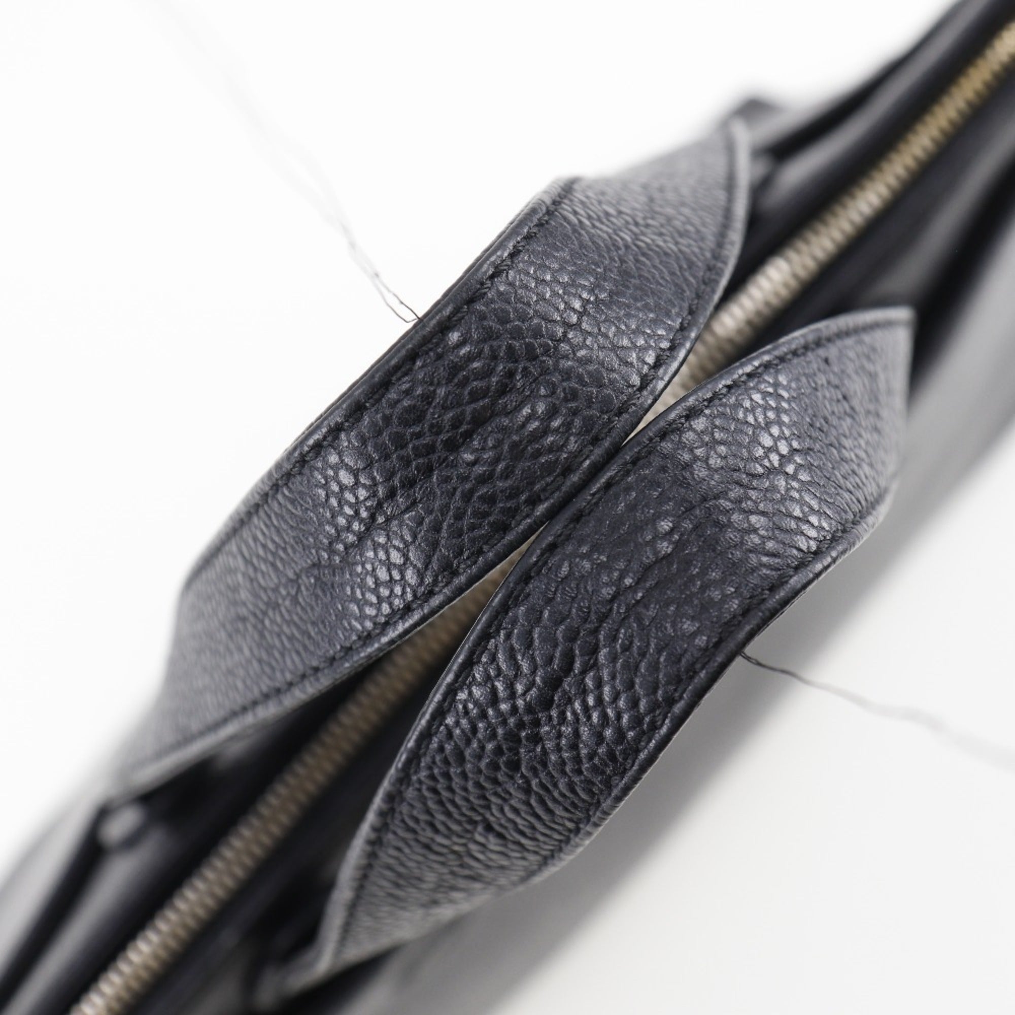 Chanel Black Caviar Leather Handbag