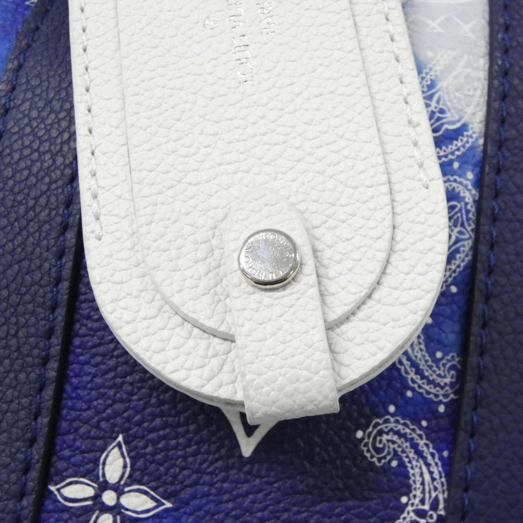 Louis Vuitton Blue Leather Shoulder Bag