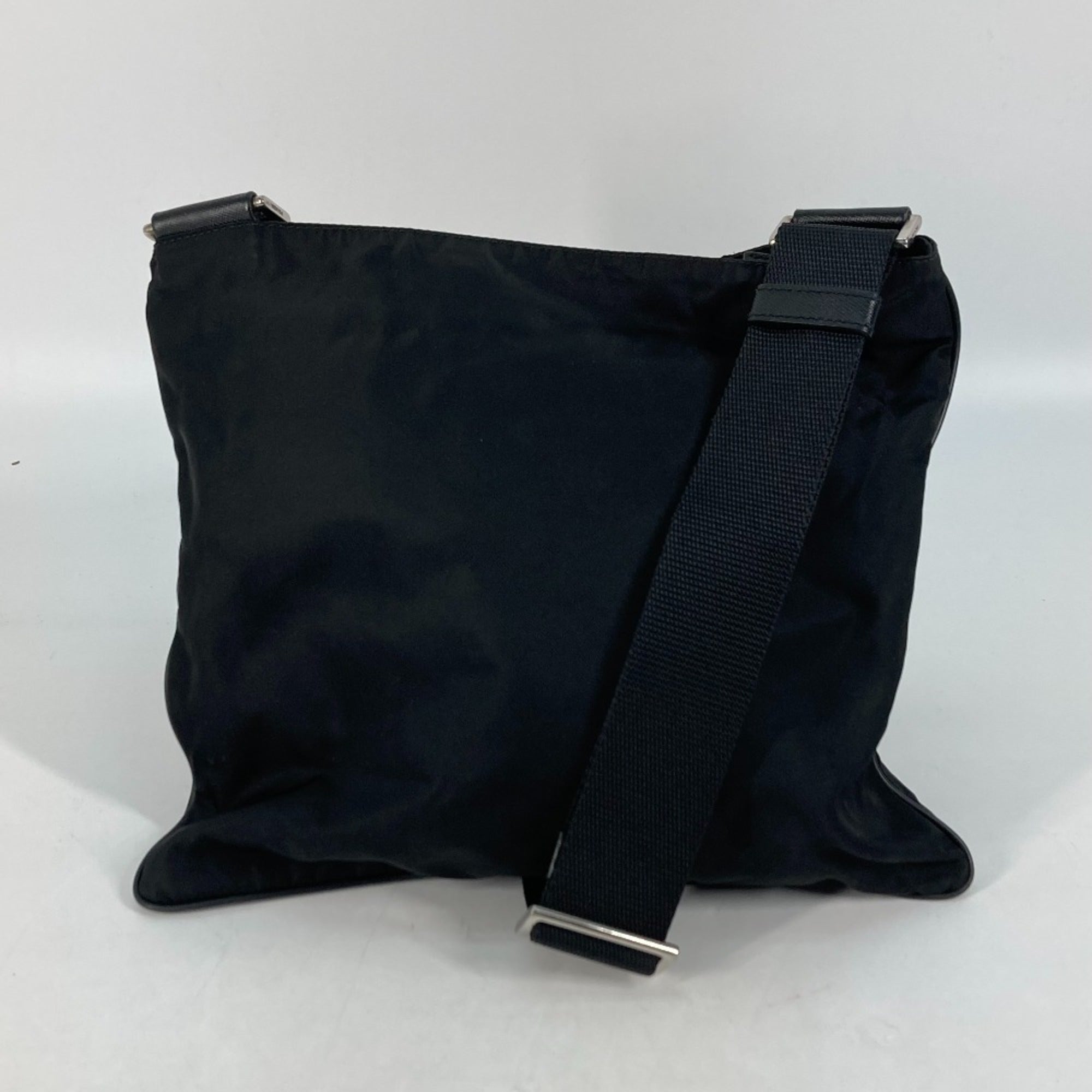 Prada Black Cloth Shoulder Bag