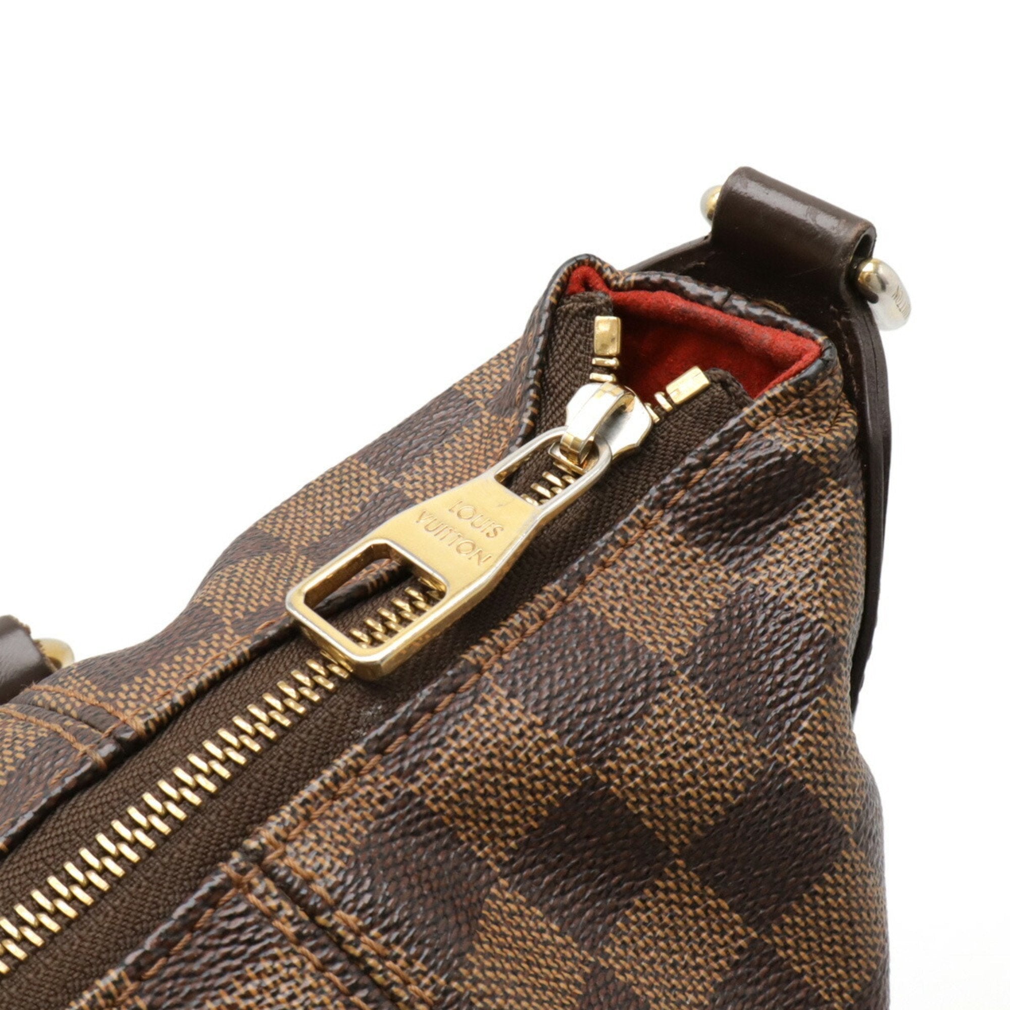 Louis Vuitton Brown Pvc Shoulder Bag Tote Bag