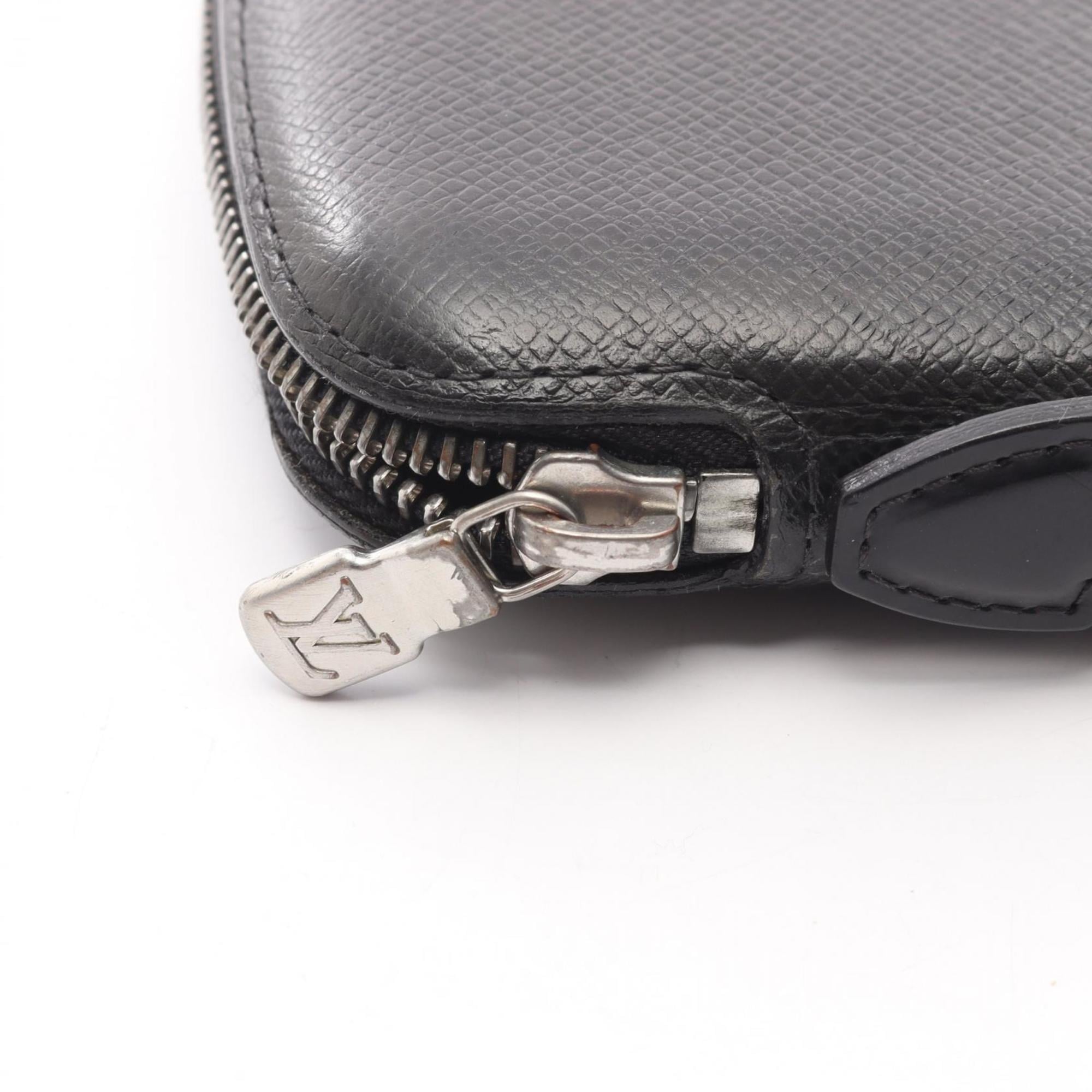 Louis Vuitton Black Leather Long Wallet