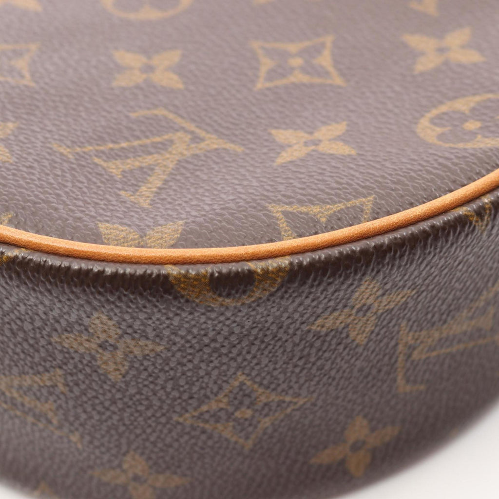 Louis Vuitton Brown Monogram Coated Canvas Leather Shoulder Bag