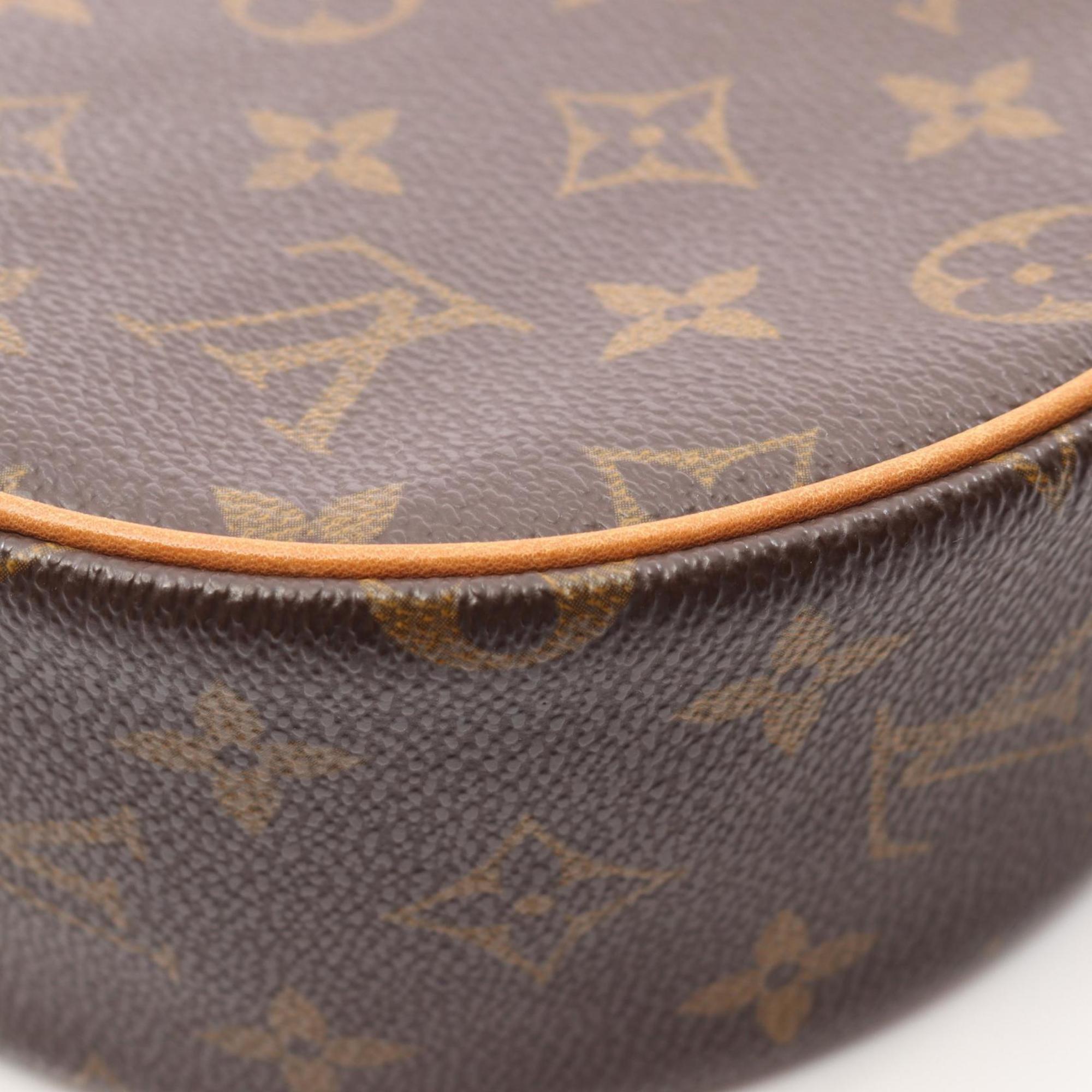 Louis Vuitton Brown Monogram Coated Canvas Leather Shoulder Bag