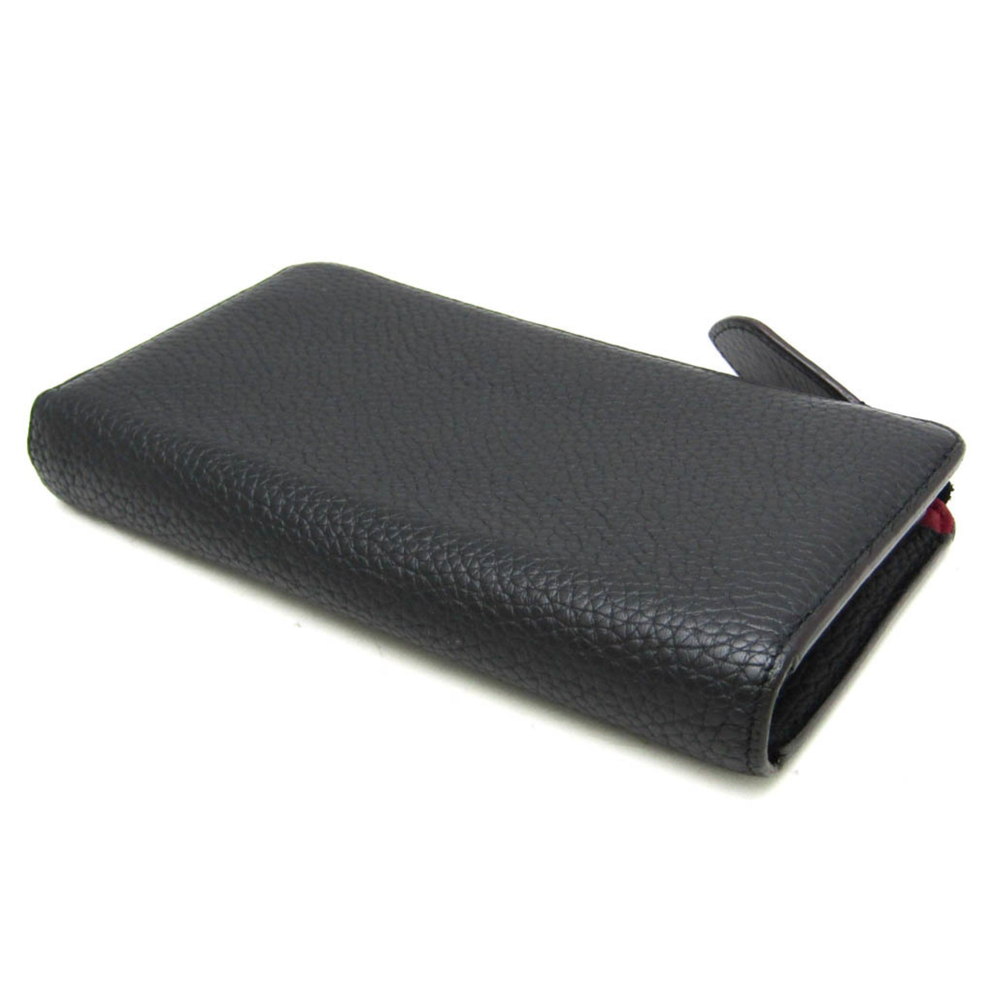 Louis Vuitton Taurillon Noir Leather Long Wallet