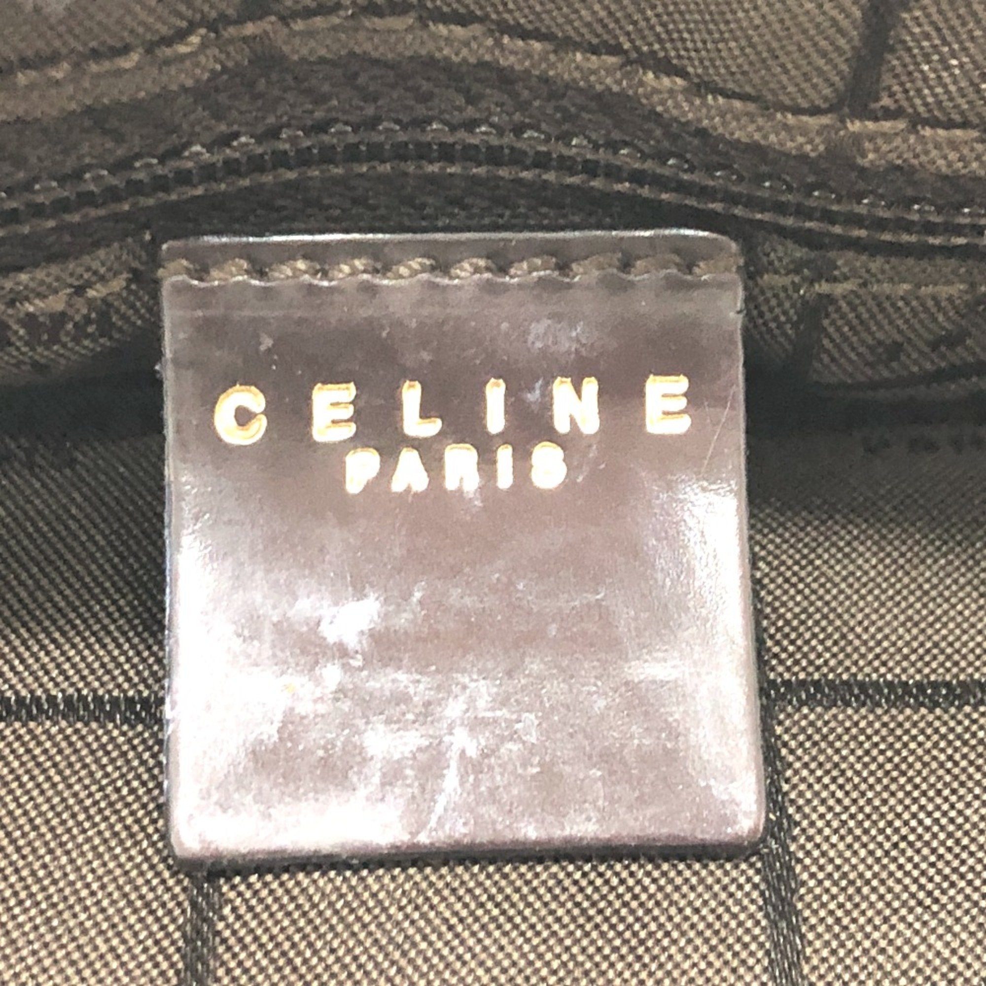 Celine Brown Leather Pouch