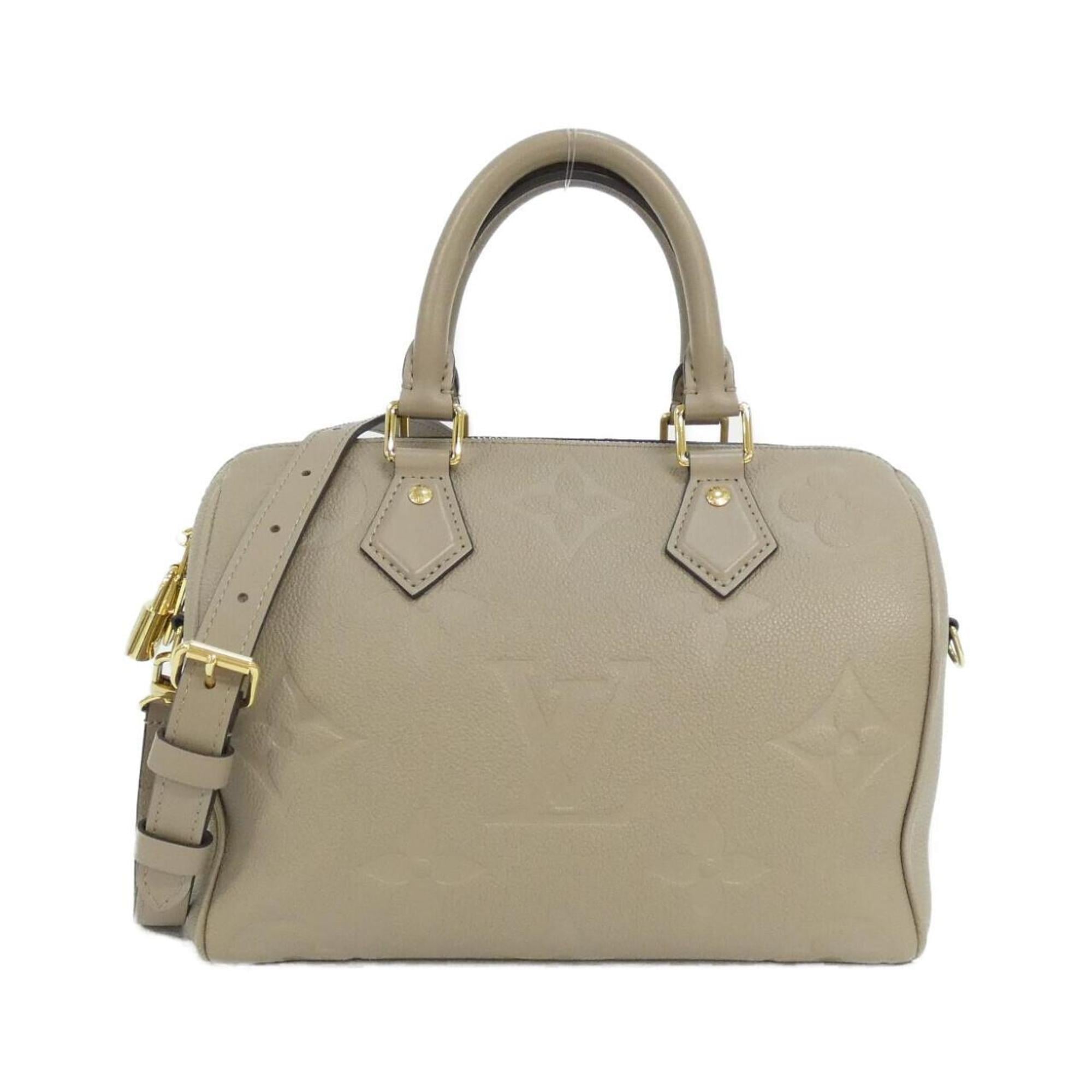 Louis Vuitton Tourterelle Leather Boston Bag