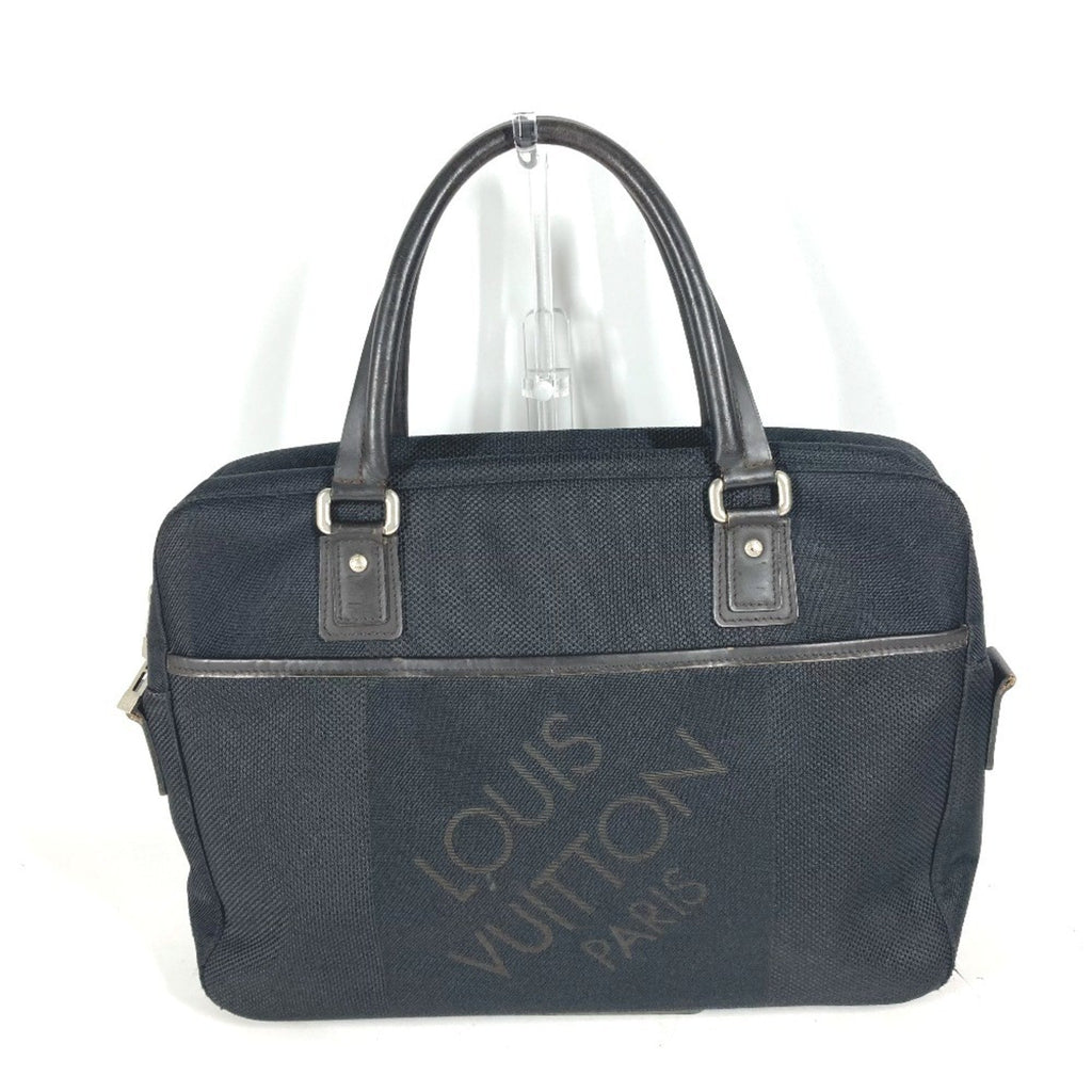 Louis Vuitton Black Damier Geant Briefcase Handbag Tote Bag