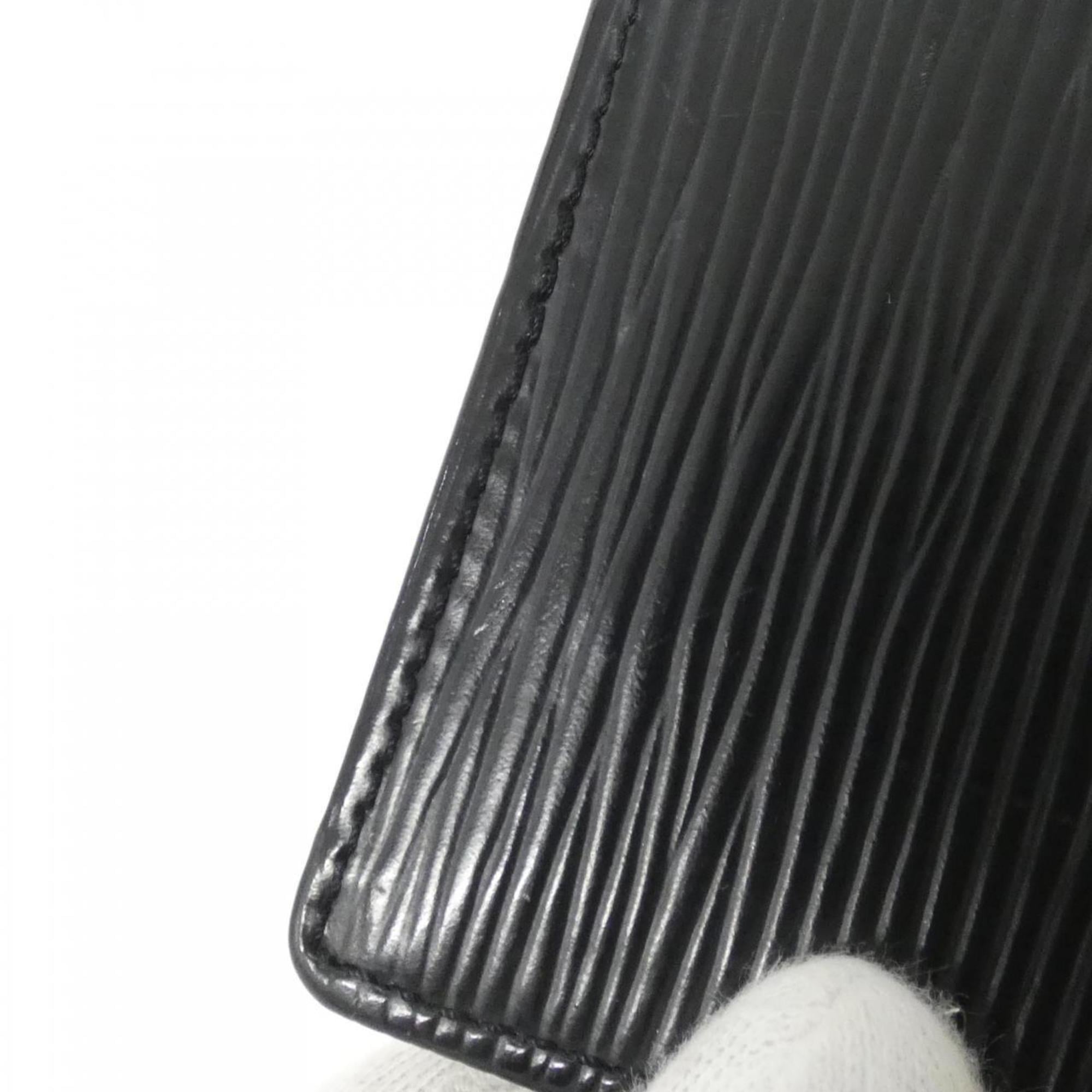 Louis Vuitton Black Leather Coin Purse/Coin Case