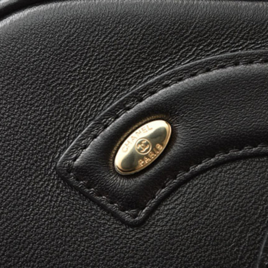 Chanel Black Leather Shoulder Bag