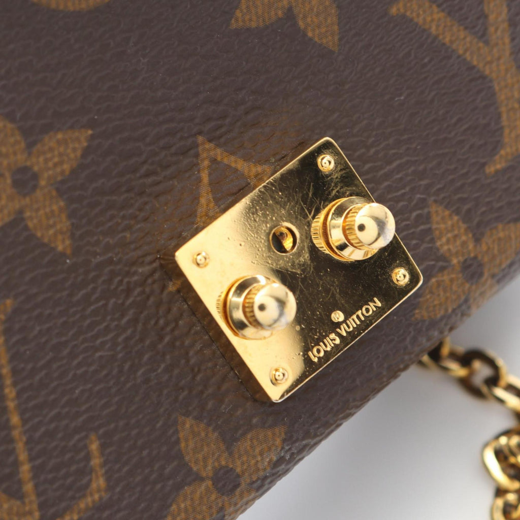 Louis Vuitton Brown Monogram Leather Handbag