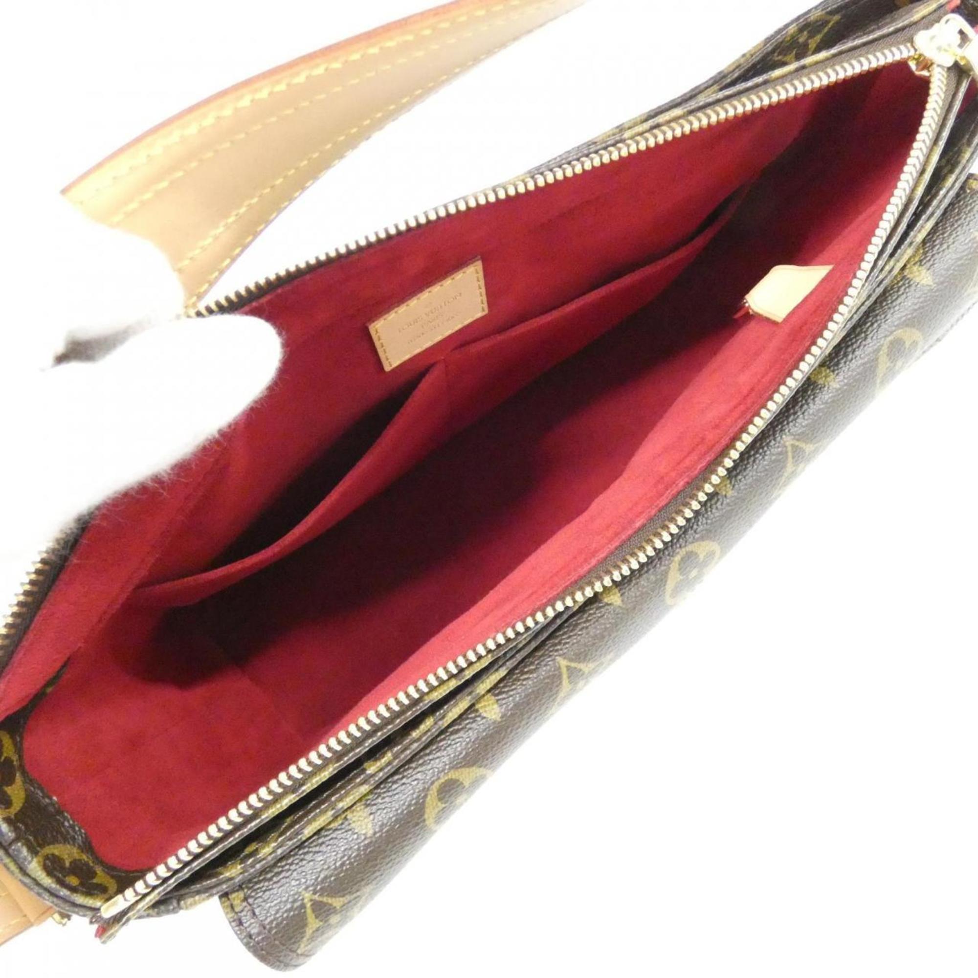 Louis Vuitton Monogram Marron Coated Canvas Shoulder Bag