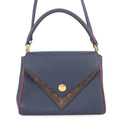 Louis Vuitton Monogram Navy Blue Leather Handbag