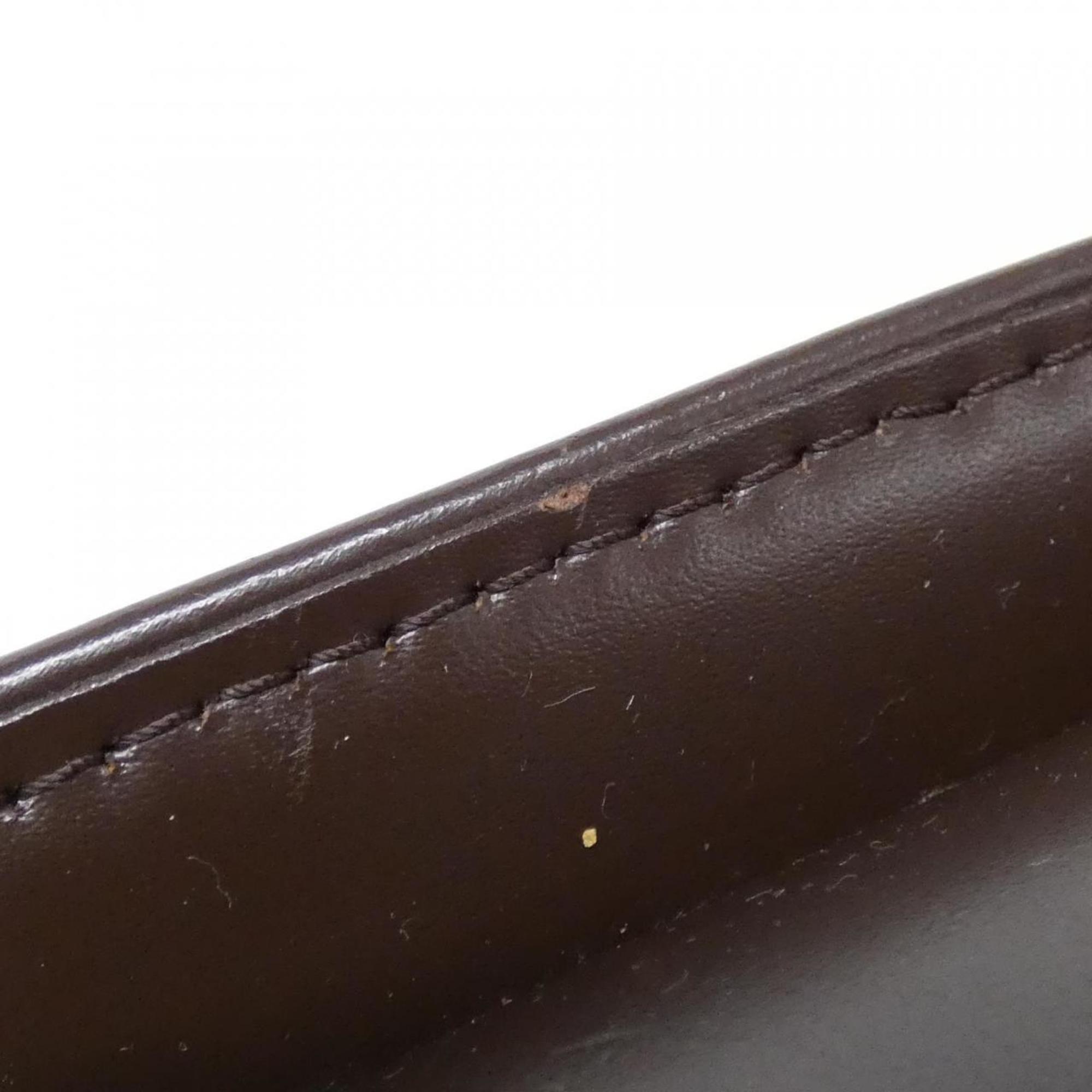 Louis Vuitton Ebene Coated Canvas Handbag