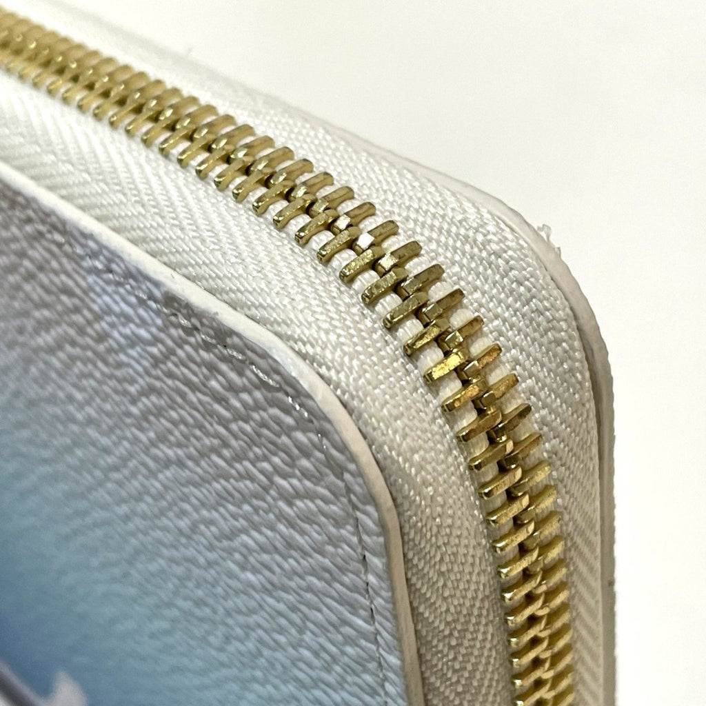 Louis Vuitton Monogram Blue Monogram Long Wallet